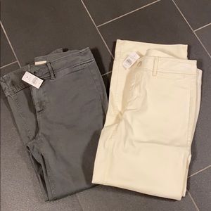 Lot of 2 Loft crop jeans